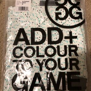 G/fore Aye Poppy silky tech nylon long sleeve polo